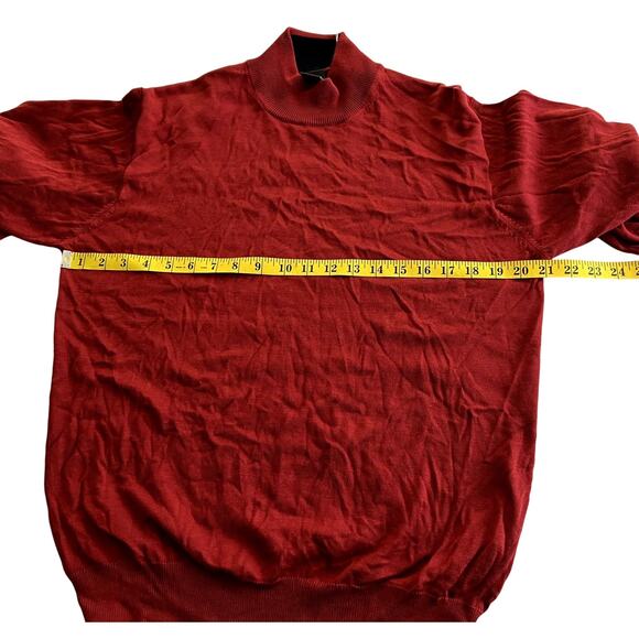 Cullen Sweater Top Shirt Men Medium Silk Blend Pullover NEW Preppy Dark Academia - Picture 5 of 10